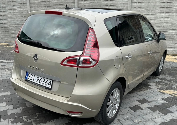 Renault Scenic cena 27500 przebieg: 129960, rok produkcji 2010 z Sieradz małe 232